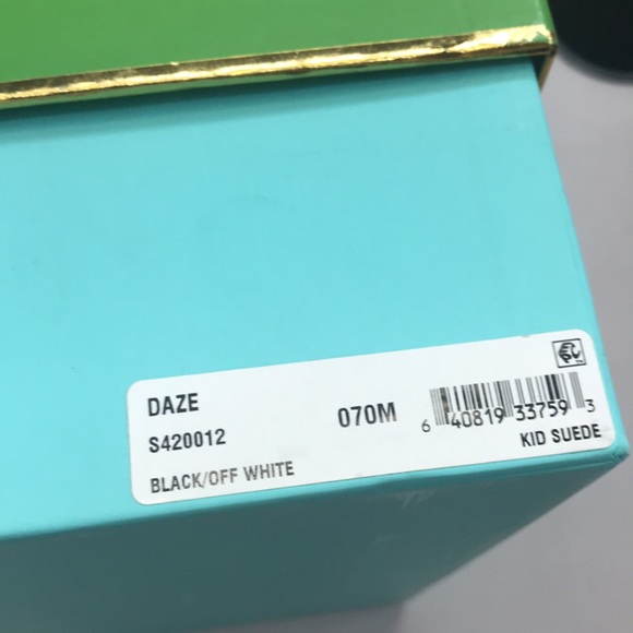 NWT,KATE SPADE Daze Kitten Heels Black\off White - Picture 12 of 15